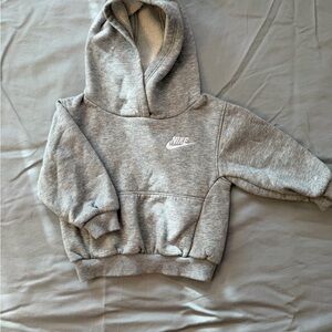12 month Nike Kids Light Gray Hoodie
